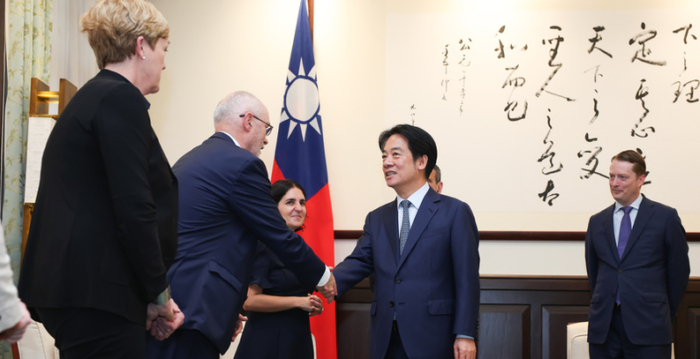 接见美智库访台团 赖清德：深化台美经贸关系