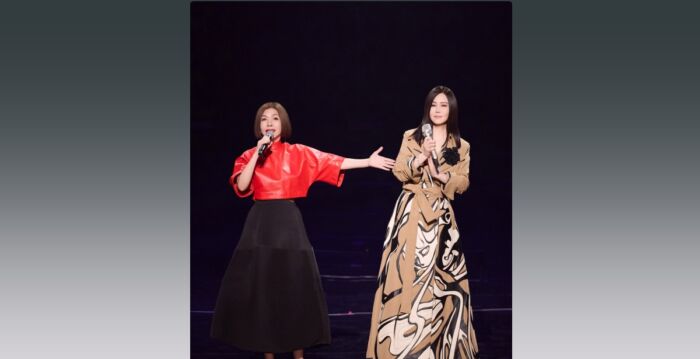 江蕙开唱 邀张清芳上台清唱 费玉清再献祝贺花篮