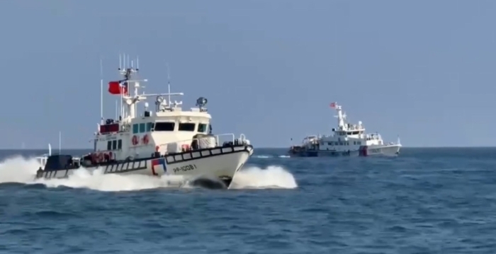 中共海警船1天2度扰金门水域 遭台海巡驱离