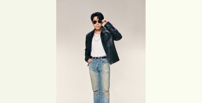 致敬80年代经典台片造型 韦礼安穿皮衣装酷帅