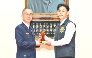 桃園警界至高殊榮 蘆竹分局陳韋翰獲「琉璃關公」獎