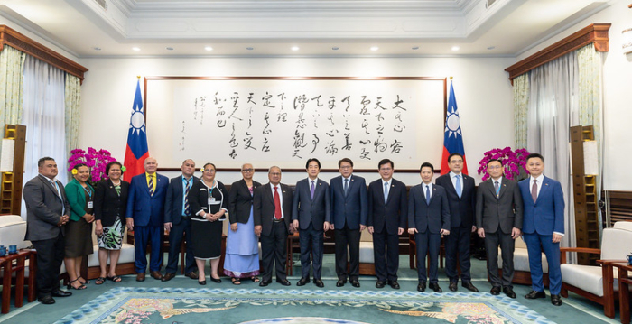 吐瓦鲁国会议长会晤赖清德 重申坚定挺台