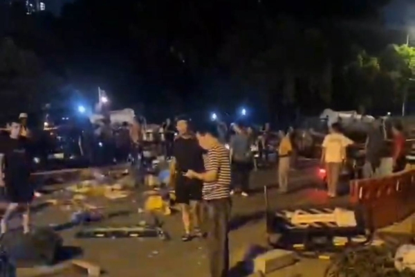 中共閱兵前夜 廣州男子駕車撞人群 多人死傷