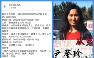 湖北访民尹登珍二审维持原判 狱中健康状况恶化