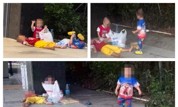 三幼儿被留地铁站口无人管 父跑摩的母失联