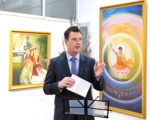 “真善忍美展”传递良善力量 感动悉尼政要