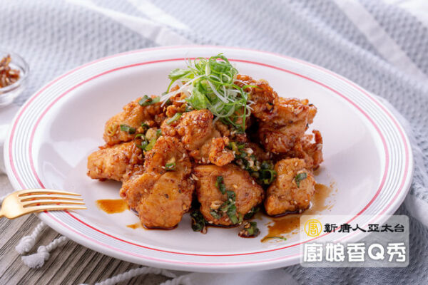 【廚娘香Q秀】照燒醬炸雞和芥末味噌蔬果沙拉