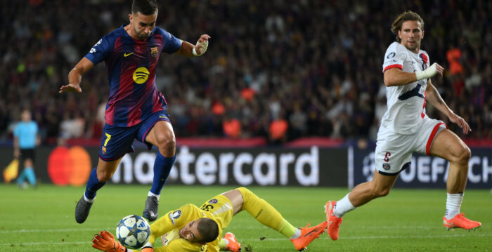 欧冠:巴黎险胜巴萨 曼城和尤文遭“绝平”