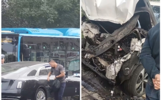 網曝知名車評人陳震發生車禍 將對方車撞飛