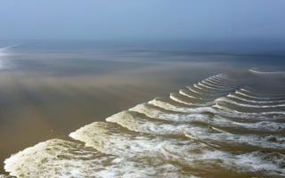 浙江錢塘江現「魚鱗潮」老漁民:六十年未見