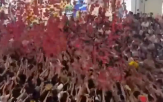 海南三亞大悅城「天降紅包雨」現場有人受傷