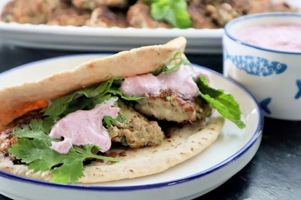 西葫蘆火雞肉丸 無麩質料理 搭配蘇木醬超美味