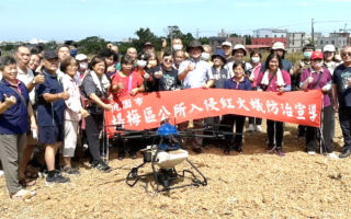 智慧農業陸空雙管齊下 桃園無人機灑藥抗紅火蟻