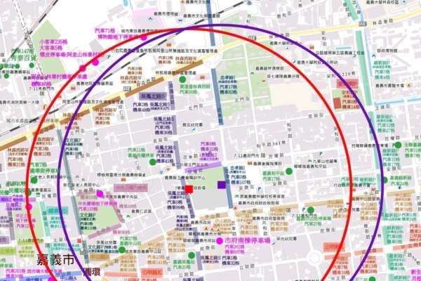 嘉市府北栋临时性停车场 自10/29功成身退
