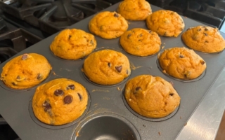 南瓜巧克力馬芬 秋季甜點 享受豐收季節的美味