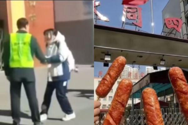 山西女生校外買烤腸被沒收鑰匙 市民打卡聲援