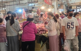 澎湖肉品复市 温体猪肉稍贵买气仍旺