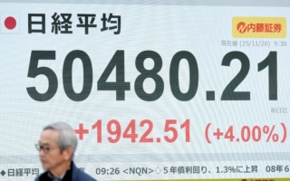 英偉達財報超預期 暫緩市場擔憂 亞股齊漲