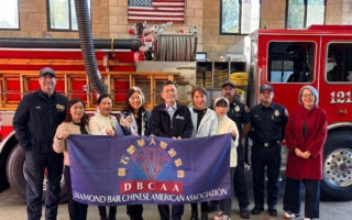 鑽石吧市長與華人協會 歲末慰問一線警消人員