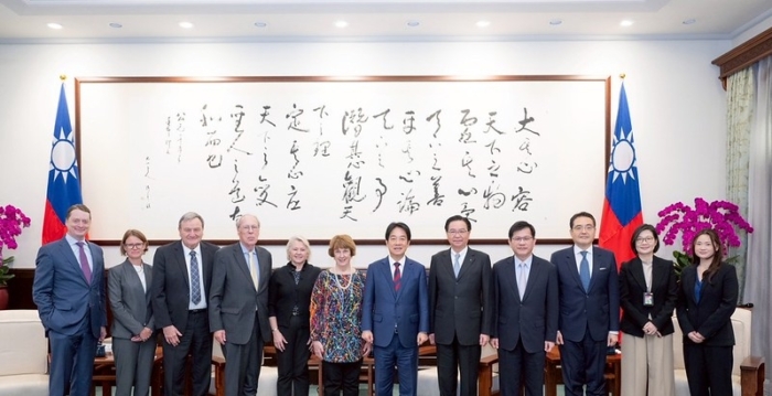 赖清德会美智库：提升国防展现自我防卫决心