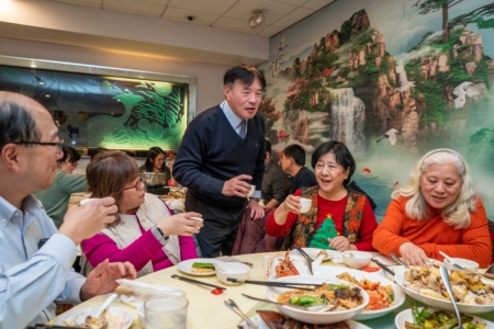 波士顿侨教中心年终餐会 感谢侨务志工奉献