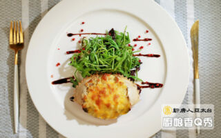 【廚娘香Q秀】焗釀蟹蓋和豆酥蟲草蒸星斑卷