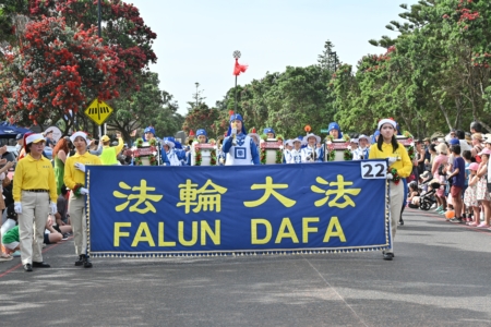 新西蘭多場聖誕遊行 法輪功團隊獲褒獎