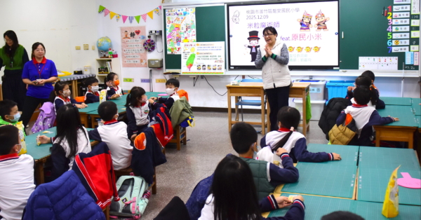 桃園小學體驗原民小米文化從課本到餐桌
