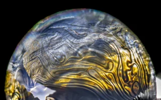 组图：南极冰雪世界里的美丽气泡