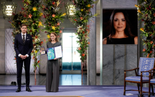 委国反对派领袖马查多获诺奖 女儿代她领奖