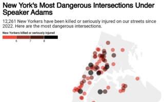 纽约市118处十字路口为事故高发地点　