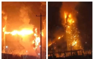 河北一预制菜厂房突发大火 3小时烧毁了整栋楼