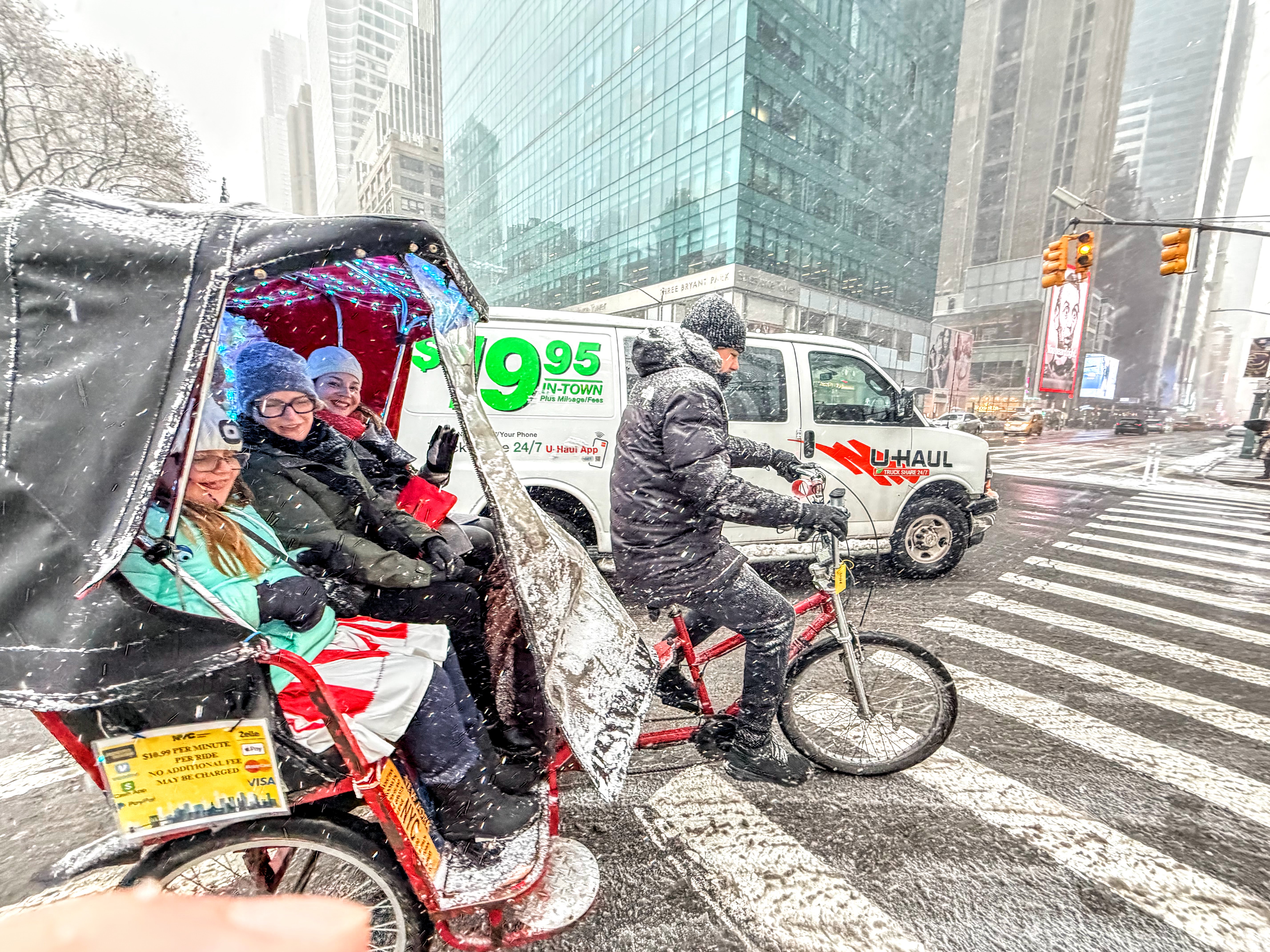 纽约市今冬首降6英寸大雪市府发寒冷警报| 降雪| 曼哈顿| 大纪元