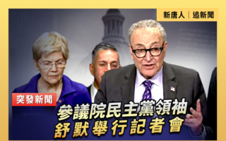 【直播】參議院民主黨領袖舒默舉行記者會