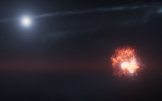 哈勃望遠鏡首次觀測到恆星附近微行星相撞