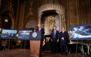 快讯：川普宣布打造2艘全新巨型战列舰