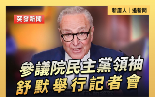 【直播】參議院民主黨領袖舒默舉行記者會