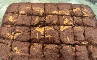 巧克力杏仁醬布朗尼 風味獨具一格