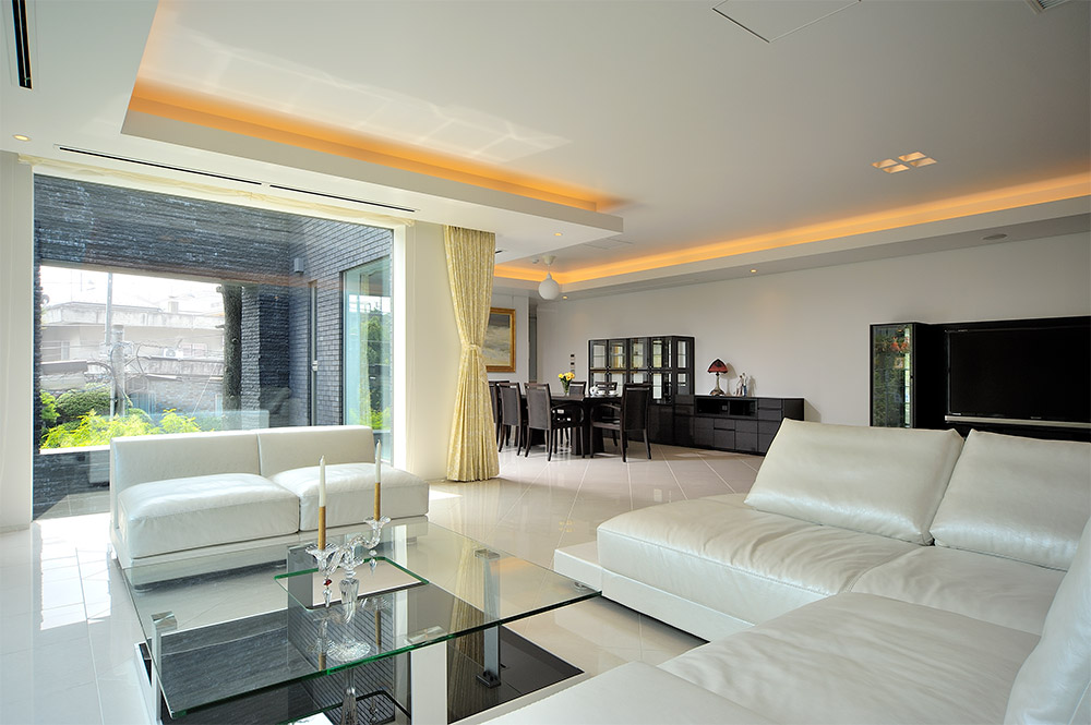 輕盈的顏色現代的線條，將場景切換到2樓。（設計公司 Earnest Architects提供）