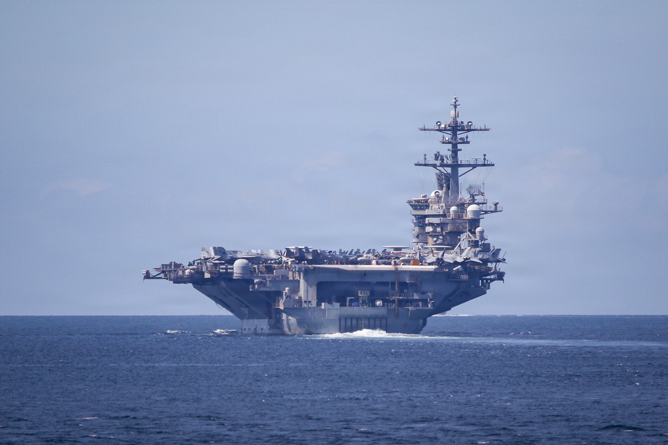 「林肯號」航母資料圖。(U.S. Navy photo by Mass Communication Specialist 3rd Class Christian Kibler)