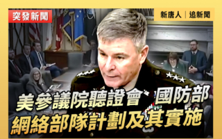 【直播】聽證會：國防部網絡部隊計劃及其實施