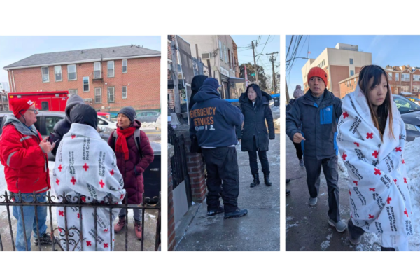 布碌崙12大道住宅火災 官員社區領袖馳援受災戶