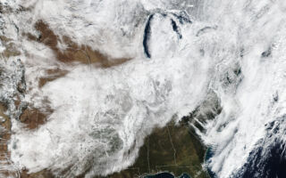 NASA發衛星照：大雪覆蓋美國內陸和東部地區