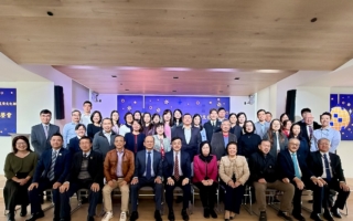 舊金山臺灣辦事處舉辦聯歡餐會 迎新送舊