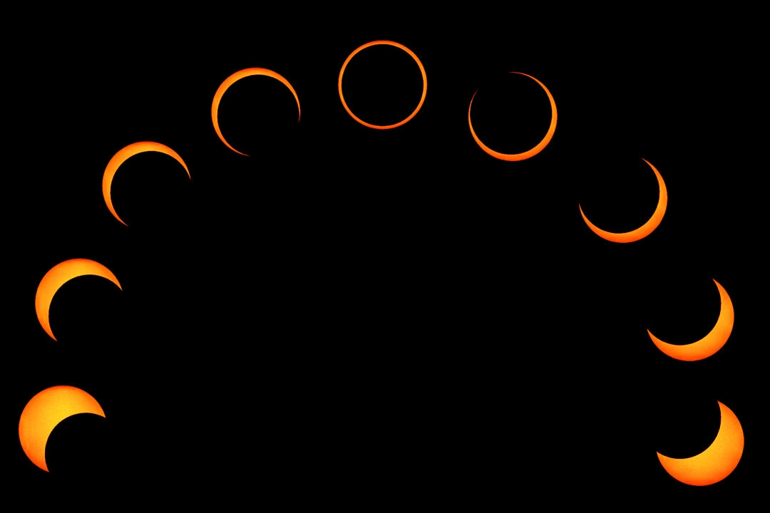  2026年首次日食：「火環」