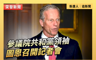 【重播】參議院共和黨領袖圖恩召開記者會