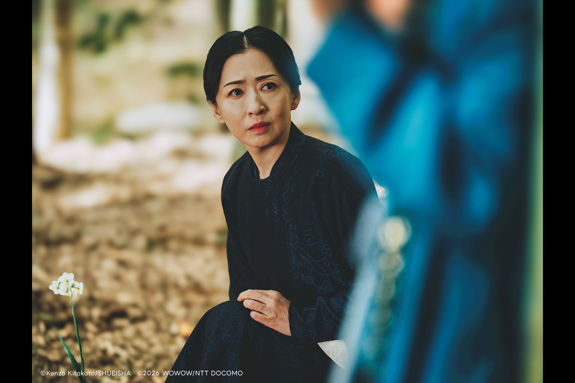《北方謙三 水滸傳》劇照,松雪泰子飾演神秘女性「馬桂」。(Hami Video提供)