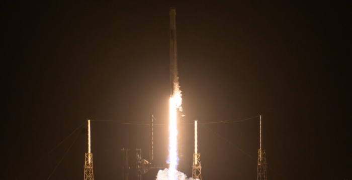 马斯克龙飞船载四宇航员前往国际空间站 马斯克龙飞船载四宇航员前往国际空间站