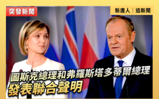 【直播】波蘭總理和冰島總理發表聯合聲明