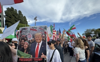 哈梅內伊被斬首 數千伊朗人洛杉磯集會慶自由